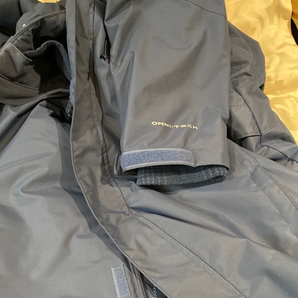 Men’s Columbia XLT rain jacket with removable Fleece inner layer - Picture 6 of 6